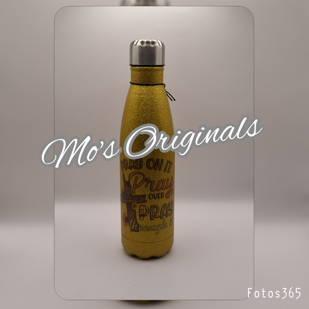 Thermos Fles (kruis met tekst)