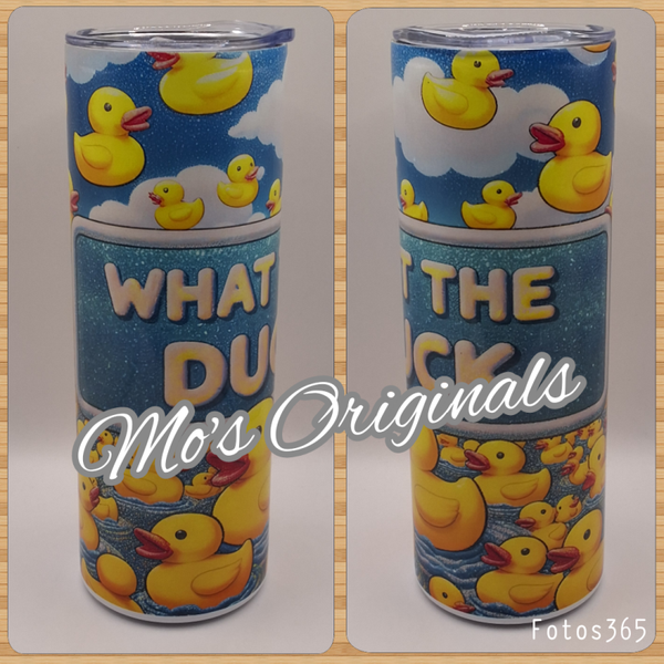 Tumbler Eendjes met tekst
