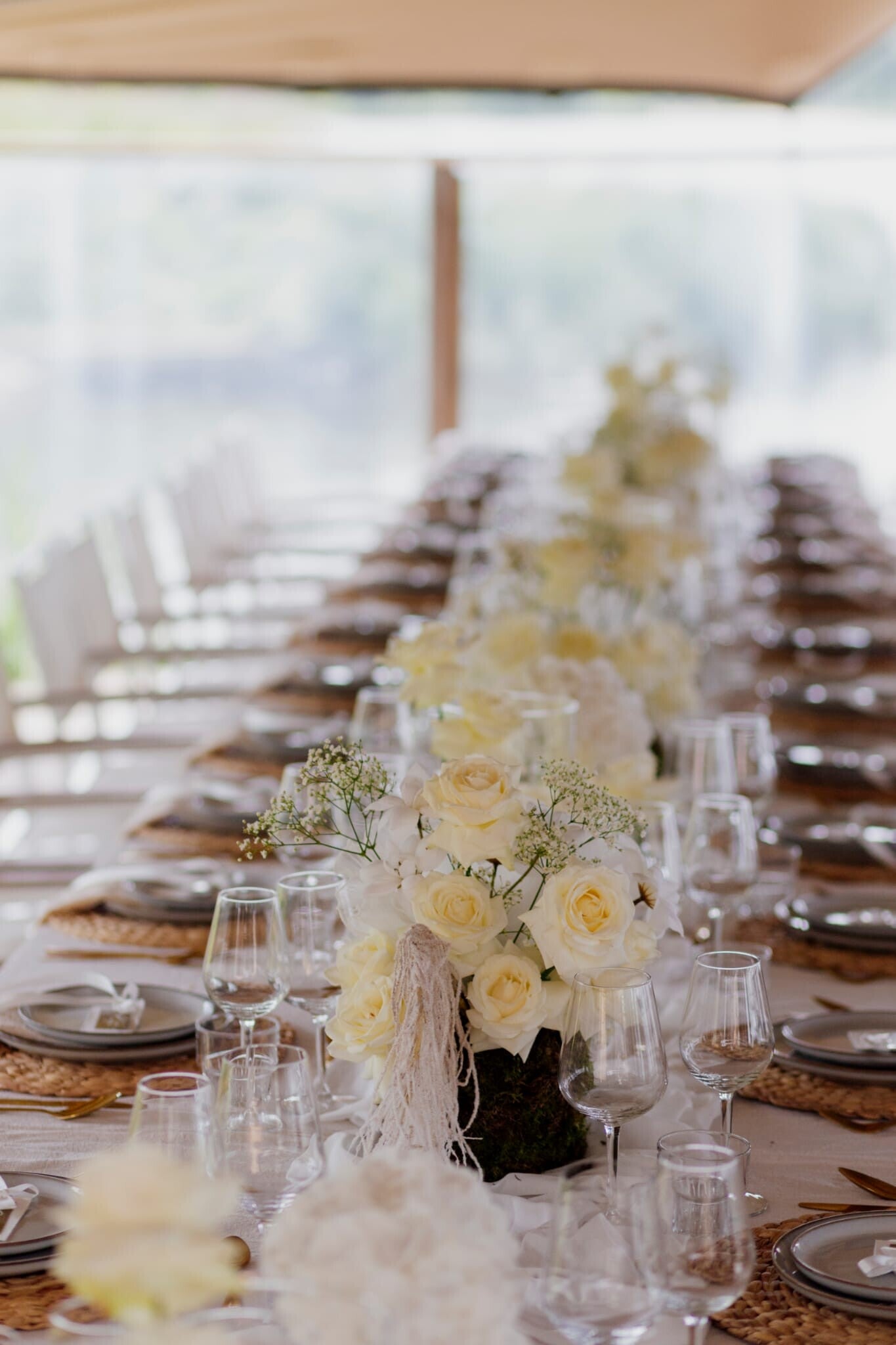 Styling voor een bruiloft aan het water