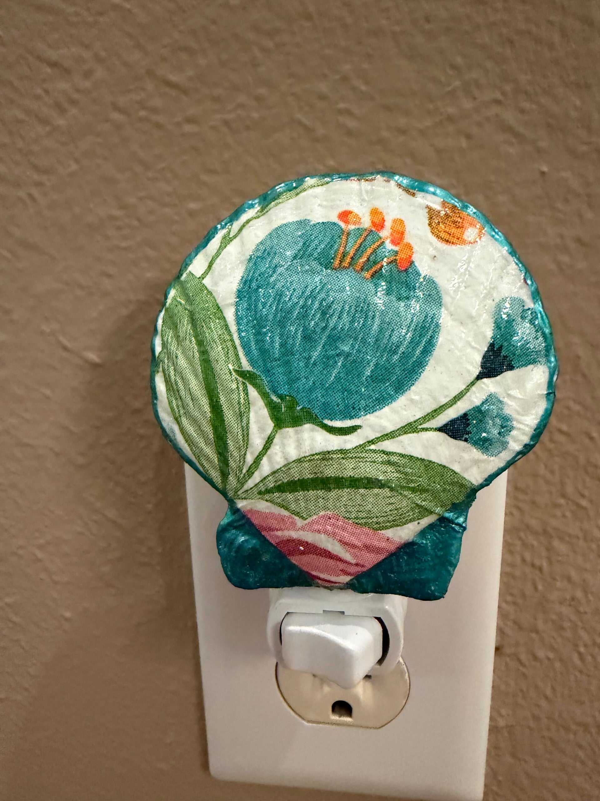 Blue Flower Pod Nightlight