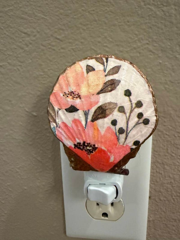 Orange Flower Nightlight