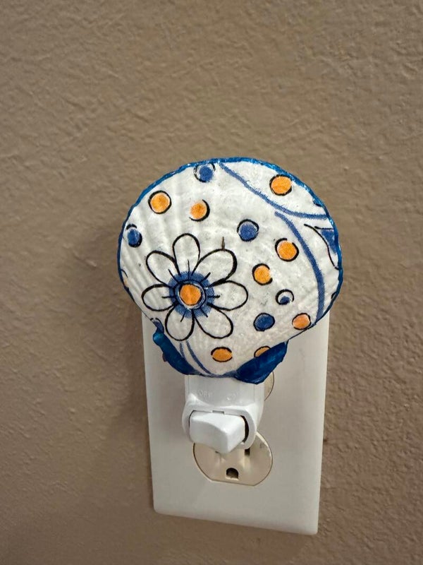 Blue Daisy Nightlight