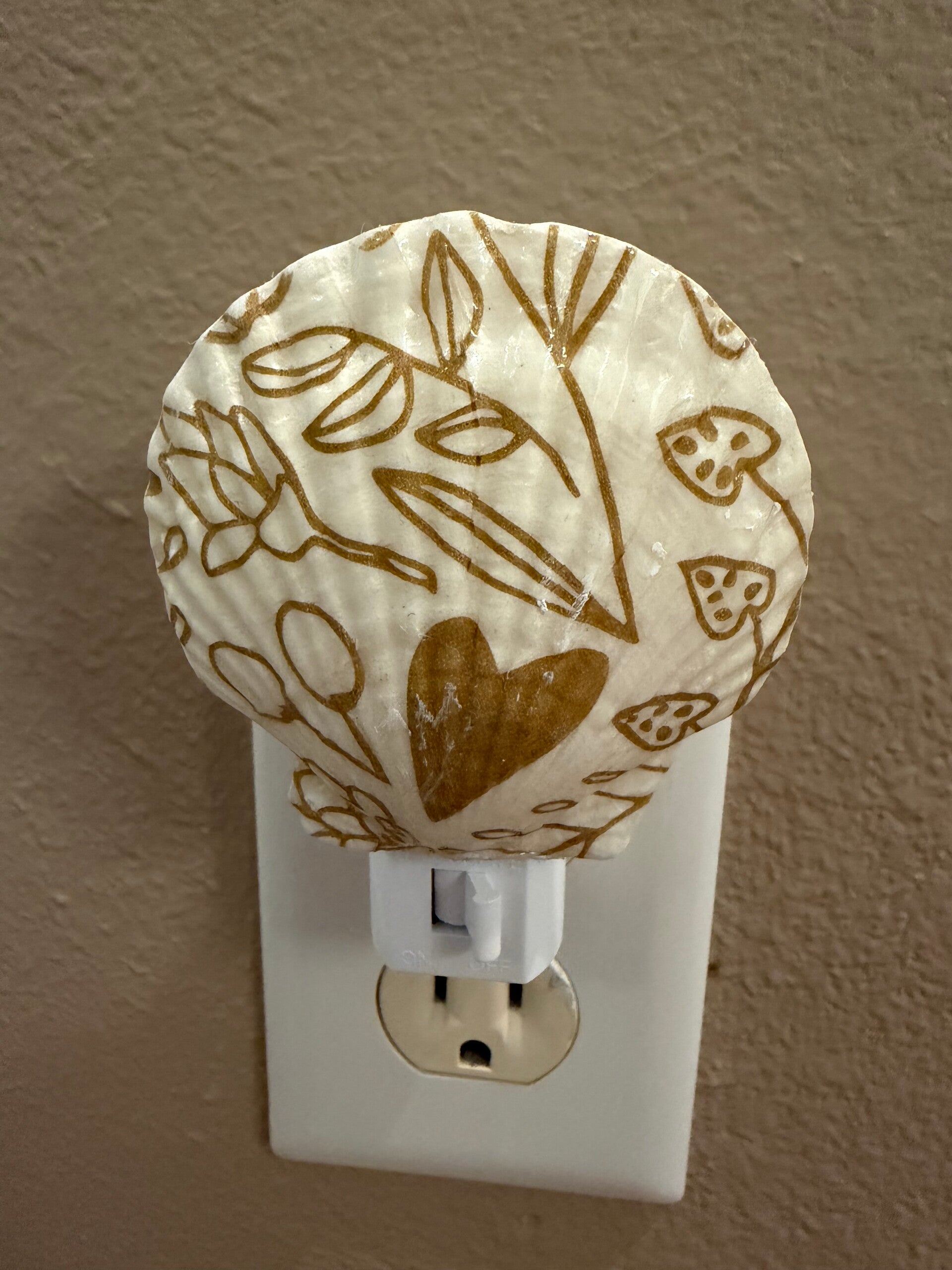 Gold Heart Nightlight