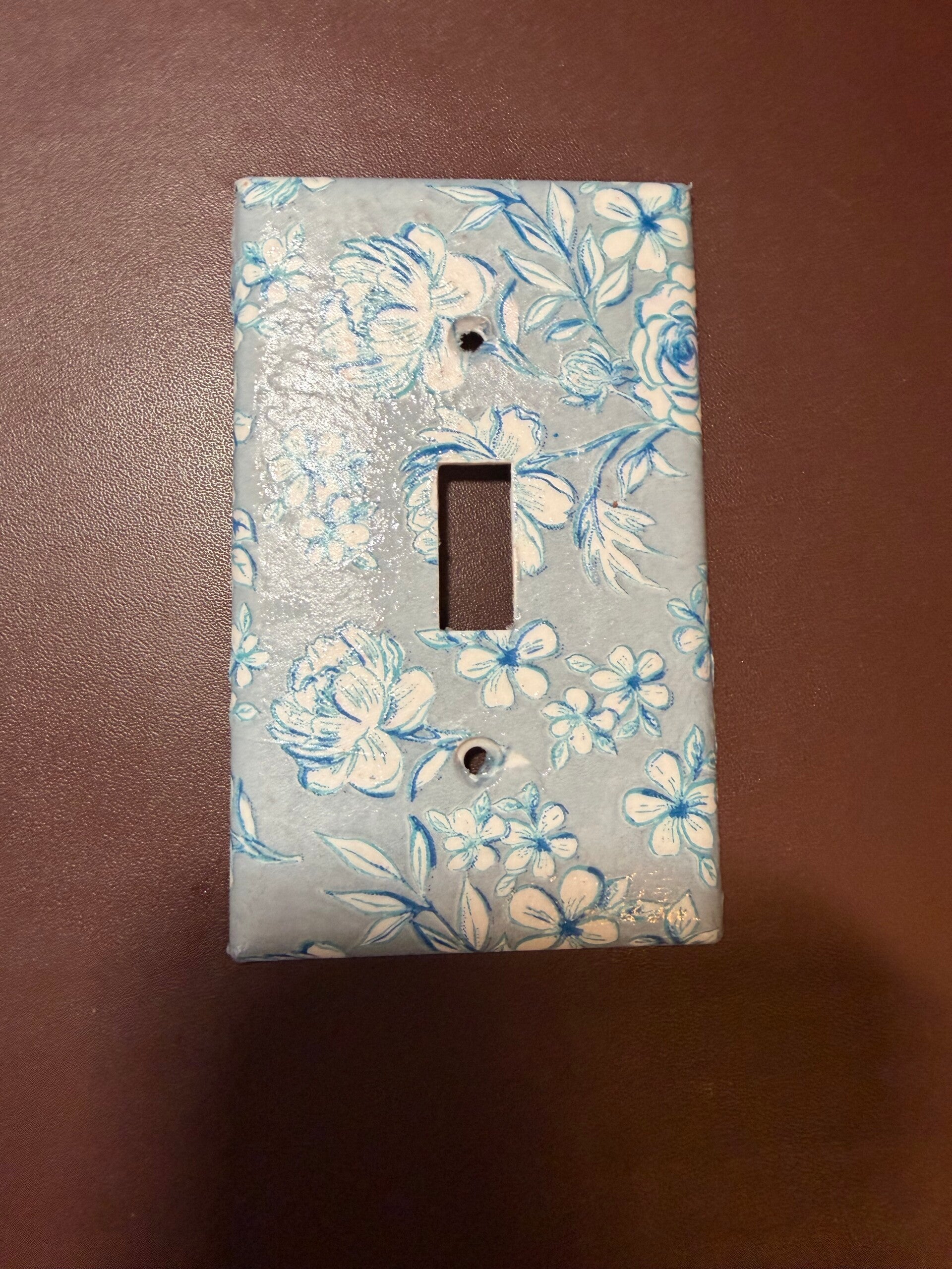 Gray and Blue Small Single