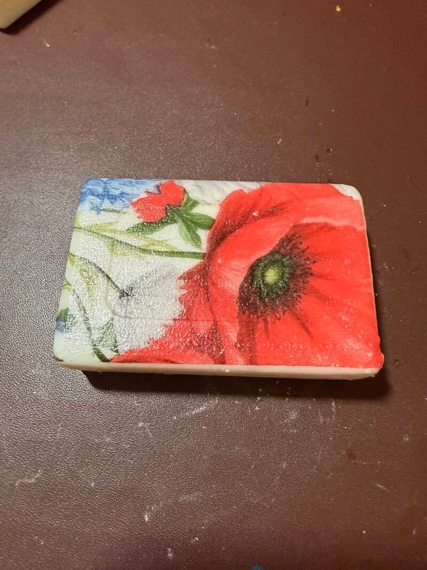 Red Flower Soap