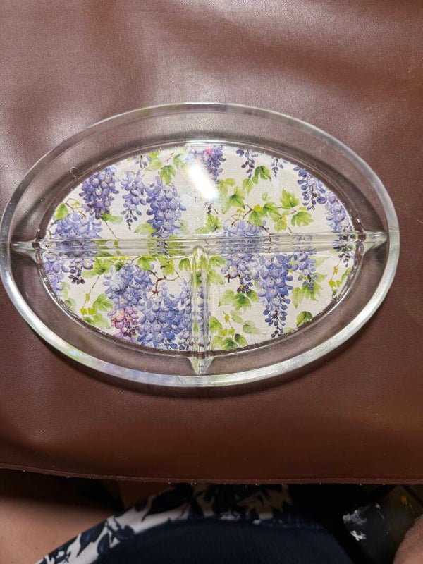 Wisteria Partition Small Platter