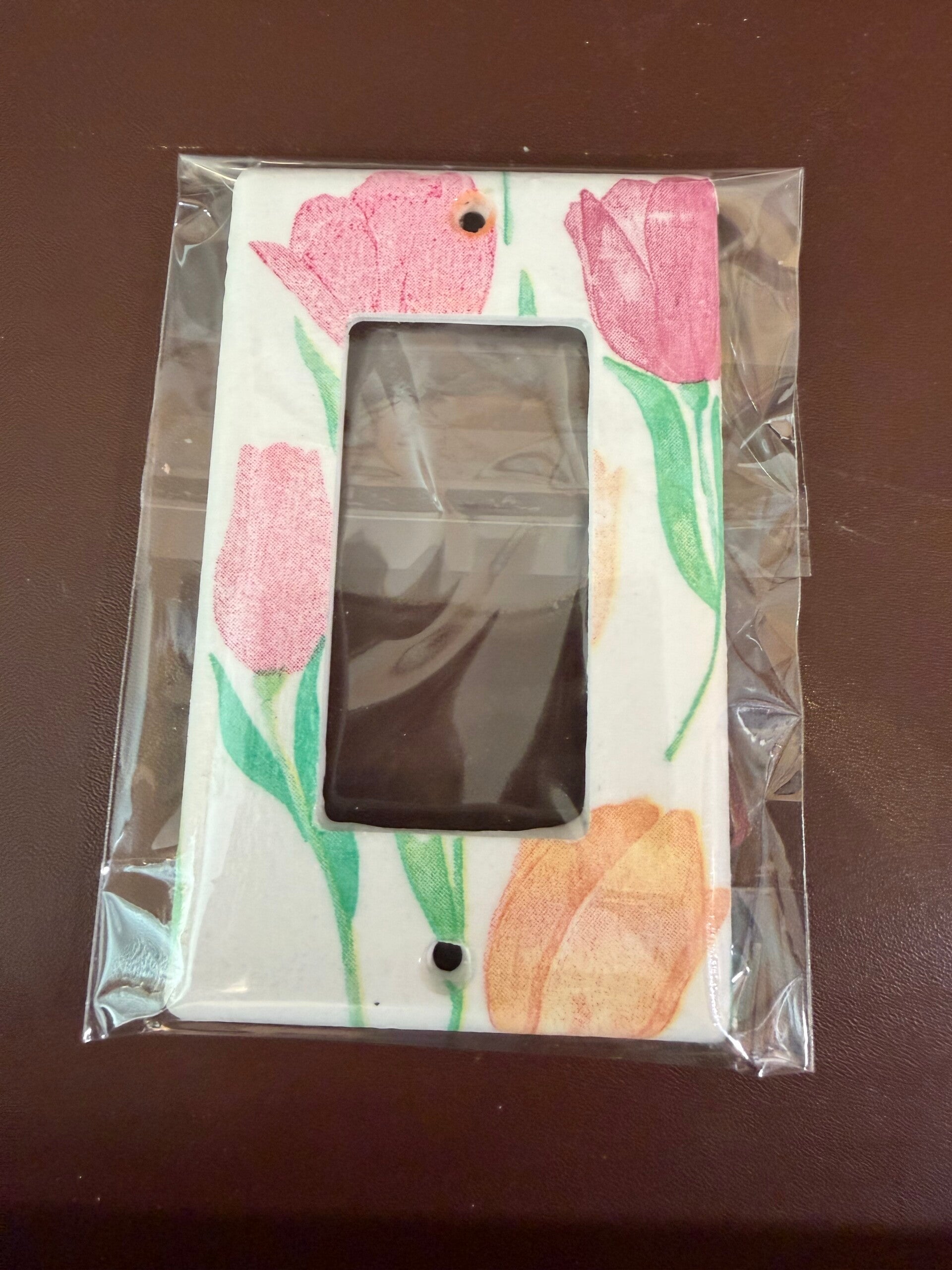 Tulip Large Single Light Switch Cover