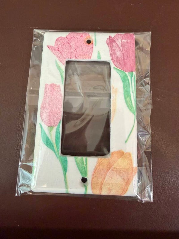 Tulip Large Single Light Switch Cover