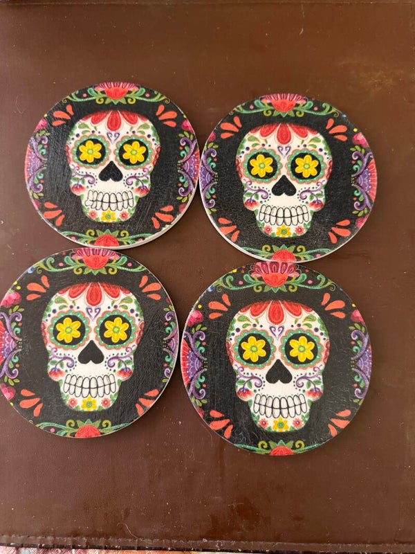Dia de los Muertos Coasters