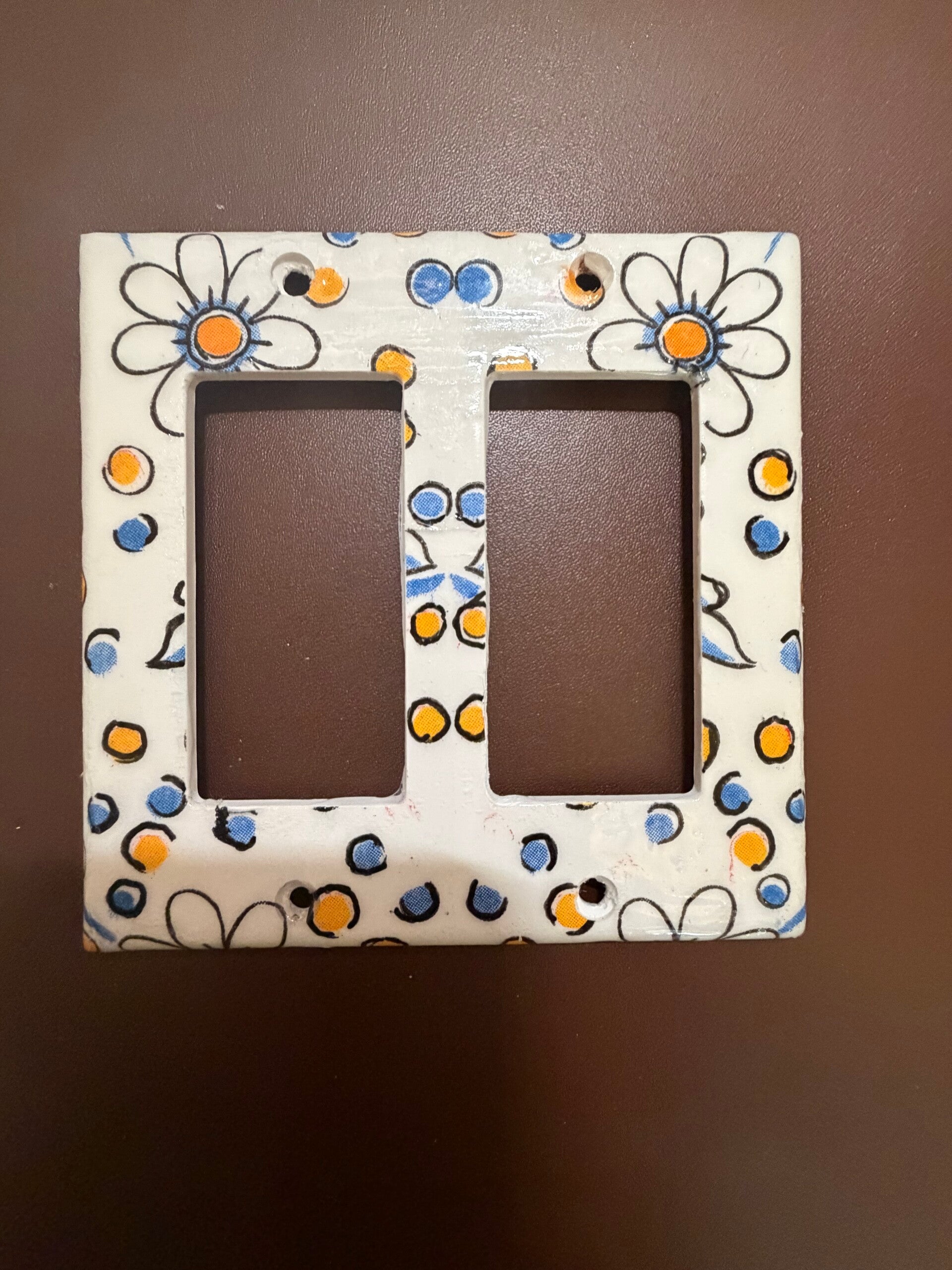 Blue Daisy Large Double