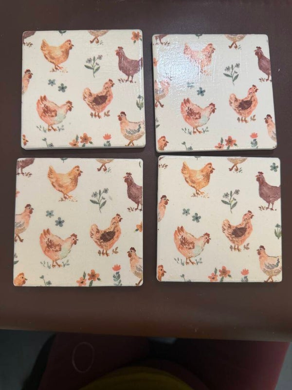 Pollitos Coaster Set