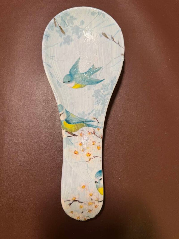 Blue Bird Spoon Rest