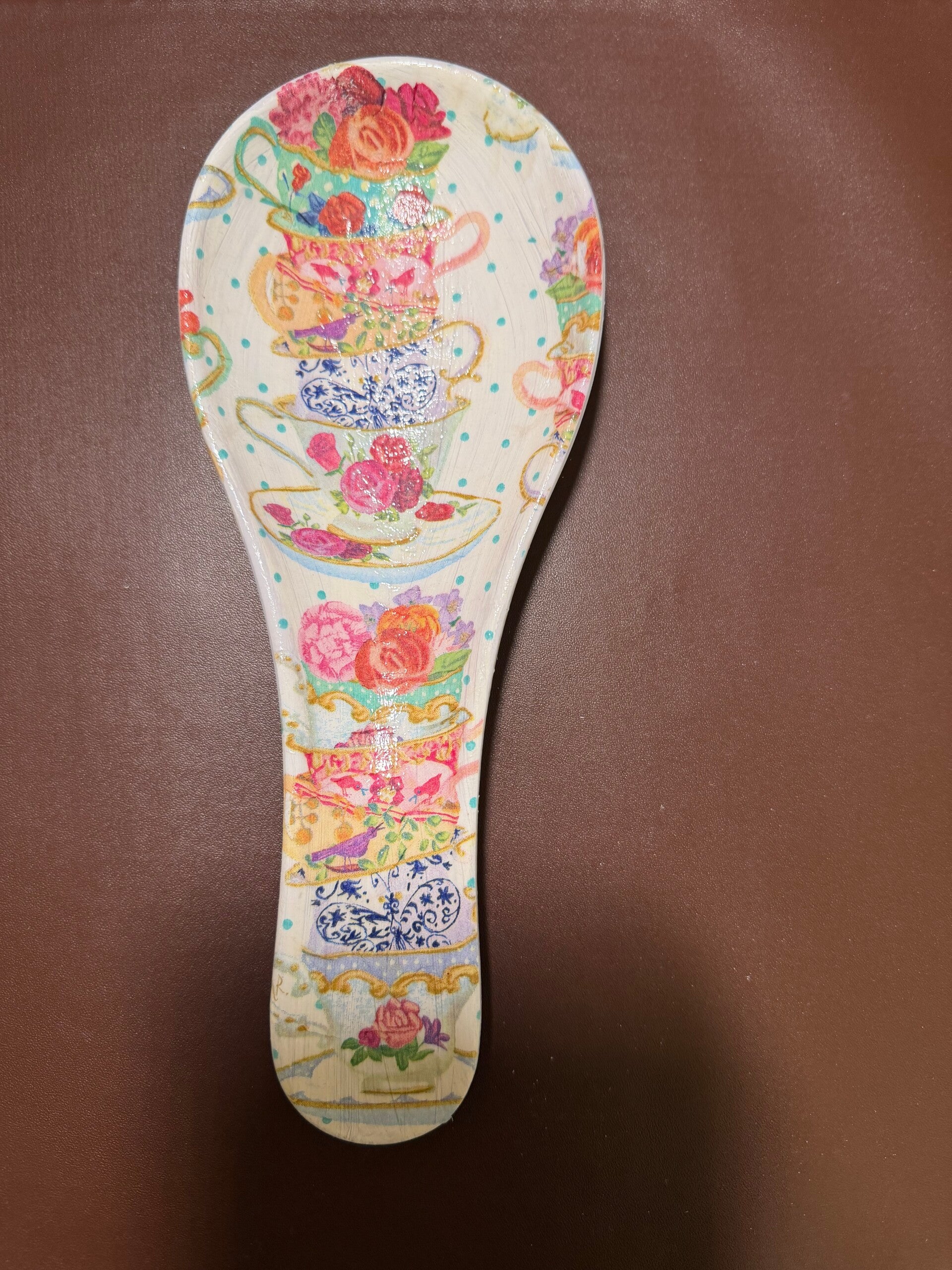 Tea Party Spoon Rest