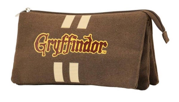 Trousse triple compartiment Gryffondor - Harry Potter