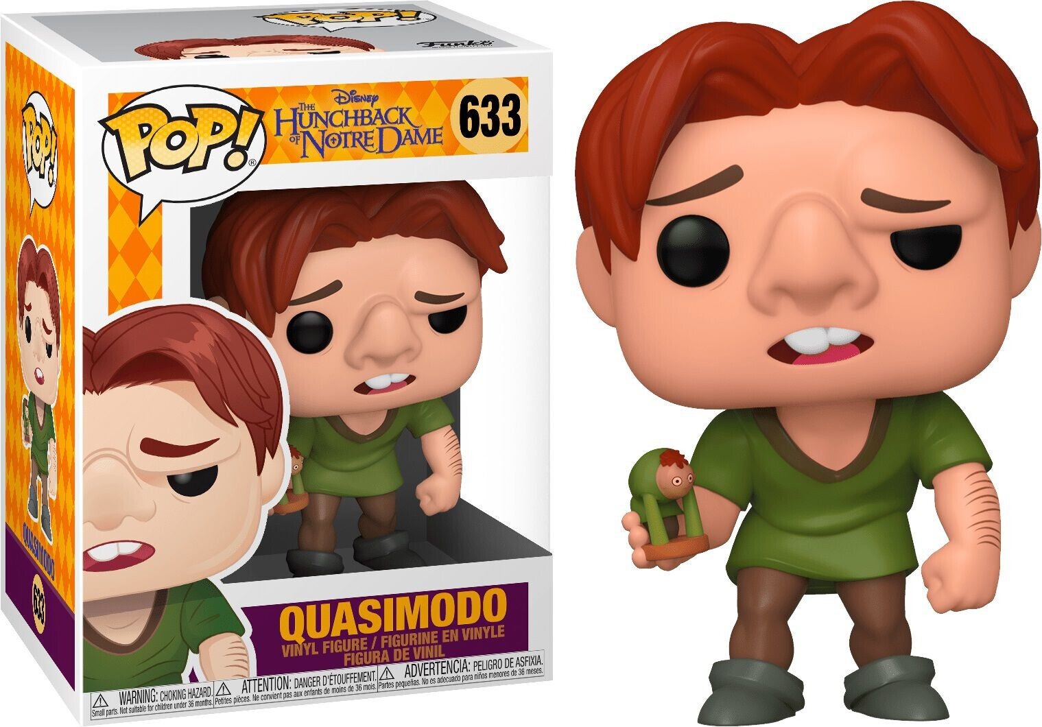 Funko Pop ! Quasimodo - 633 - Le Bossu de Notre-Dame - Disney
