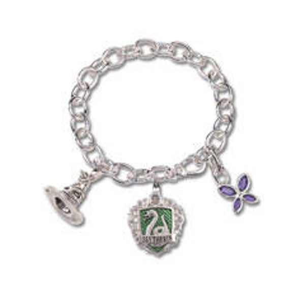 Bracelet charms Lumos Serpentard