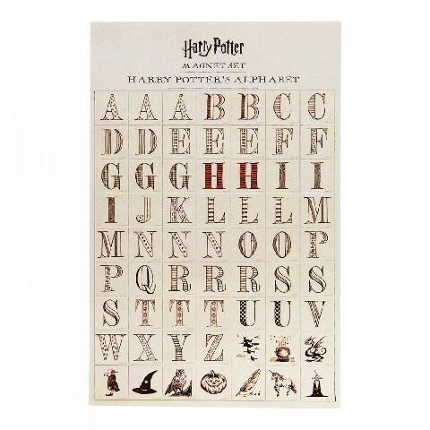 Lot de magnets Alphabet Harry Potter
