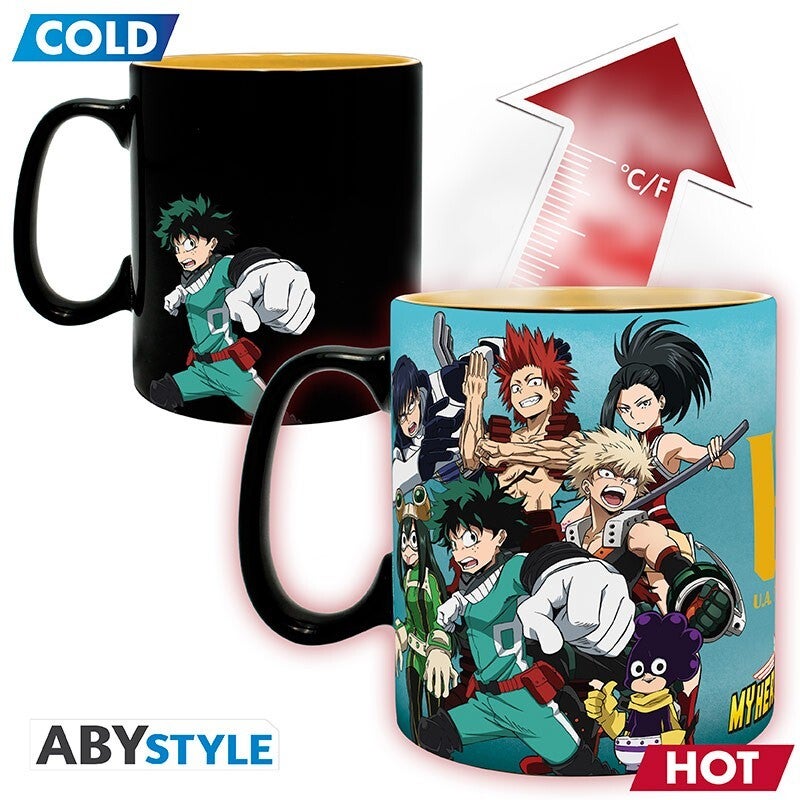 Mug thermo-réactif My Hero Academia - Groupe