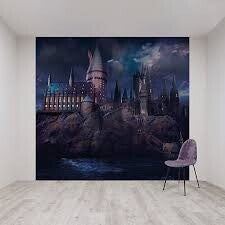Papier peint panoramique Château de Poudlard - Harry Potter