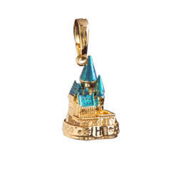 Charm Lumos Poudlard doré