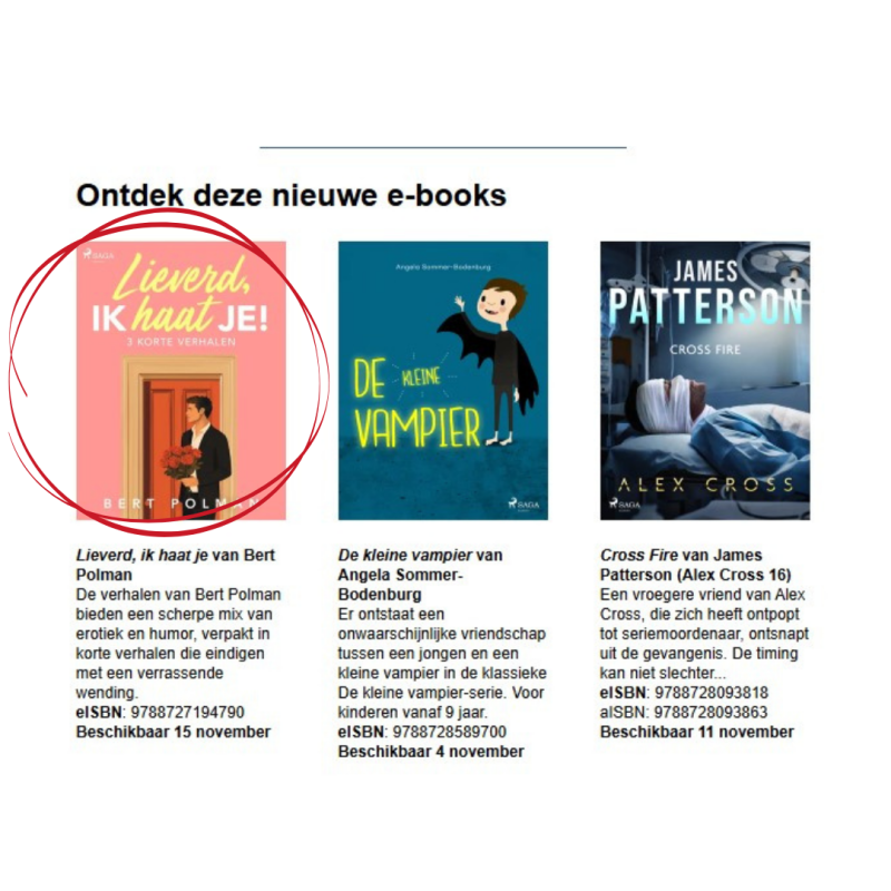 Ontdek het nieuwe e-book van Bert Polman: Lieverd, ik haat je!