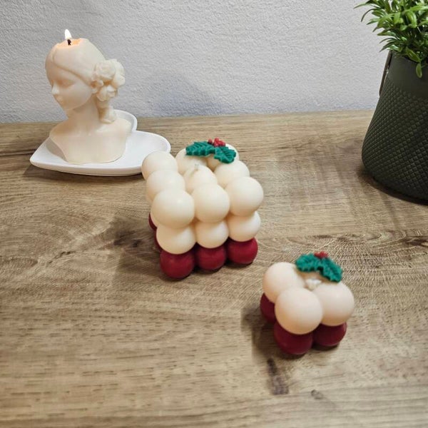 Weihnachtsbubblekerzen