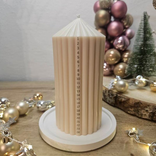 Adventskalender Kerze