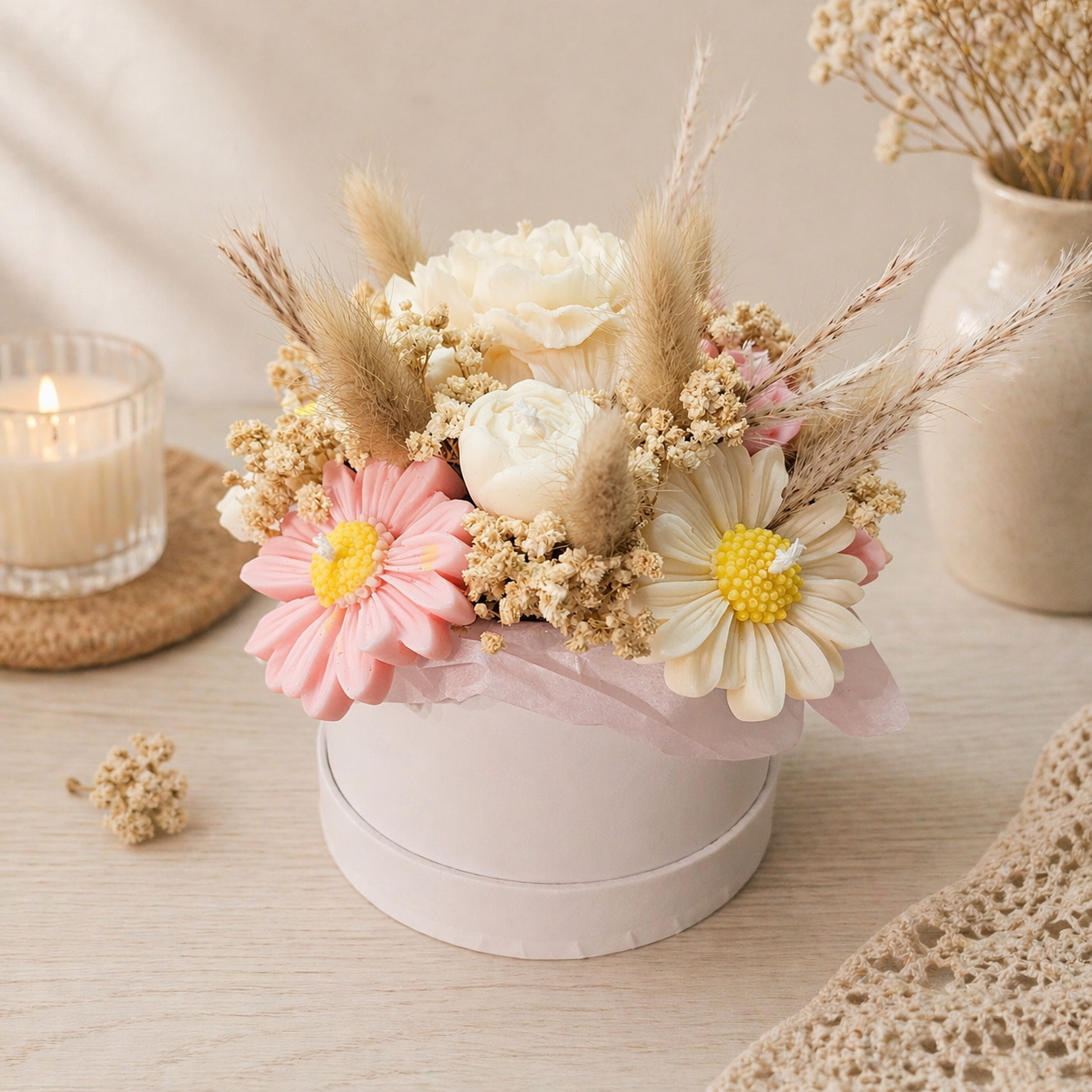 Paeon Gloss - Kerzenblumenstrauß