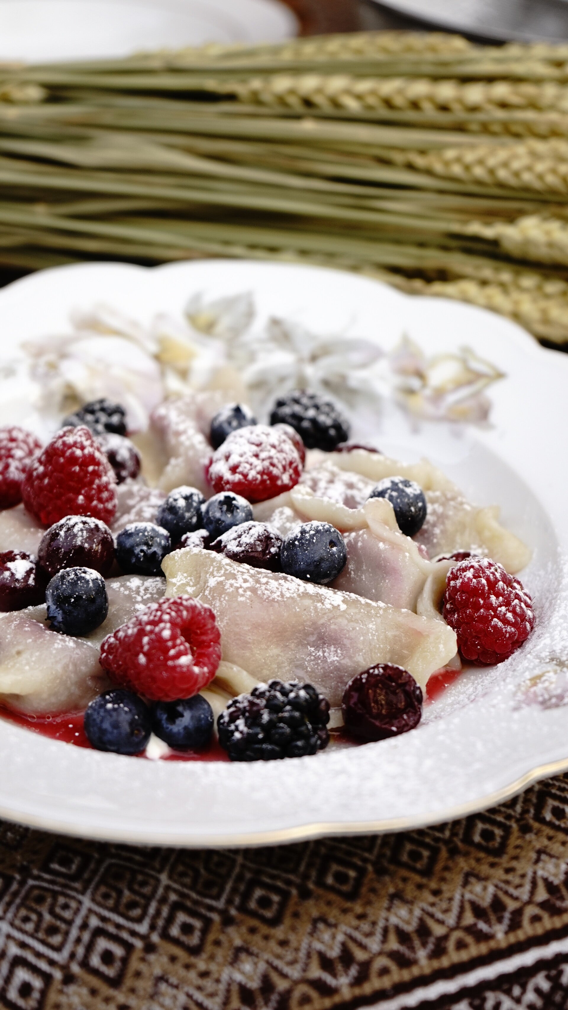 Varenyky med körsbär