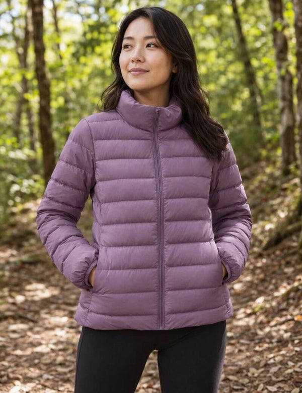 NWT Uniqlo Women’s Purple Pufftech Puffer Jacket Nanodesign XL Outdoors