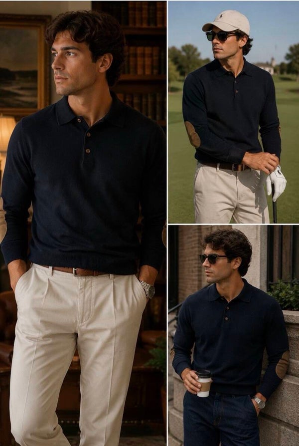 Peter Millar Men’s Black 100% Extra Fine Merino Wool Sweater M Golf Preppy Luxe