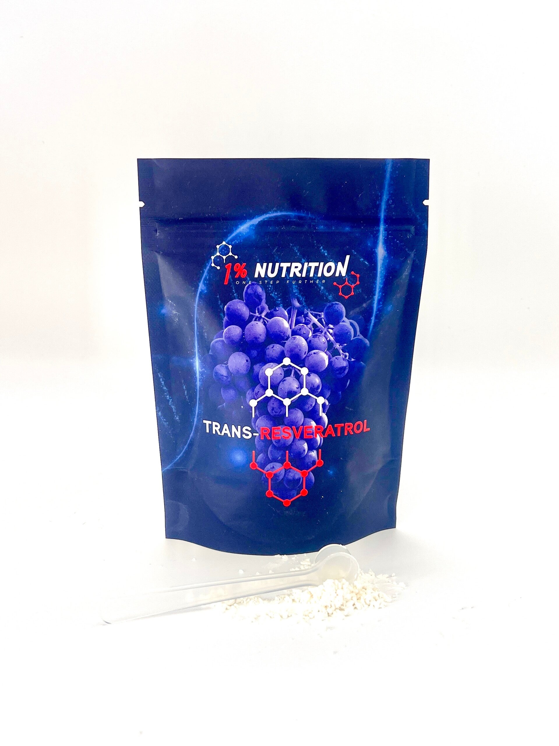 50g Laborgeprüftes ≥99% Trans-Resveratrol Pulver