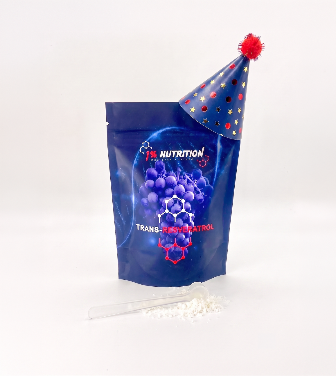 50g Laborgeprüftes ≥99% Trans-Resveratrol Pulver