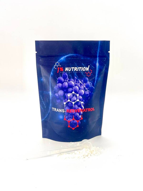 50g Laborgeprüftes ≥99% Trans-Resveratrol Pulver