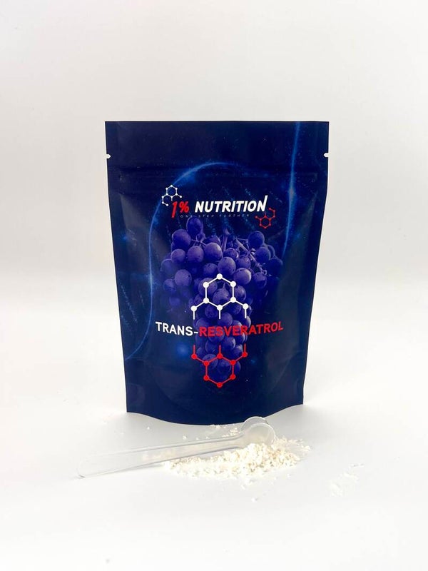 50g Laborgeprüftes ≥99% Trans-Resveratrol Pulver