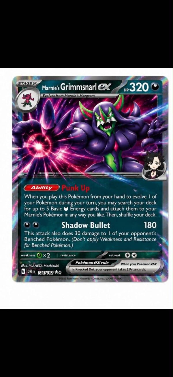 Marnie's Grimmsnarl ex⁣ 136