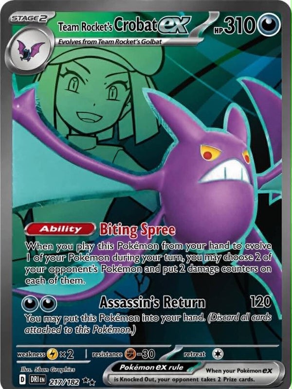 Team Rocket’s Crobat ex – 217/182