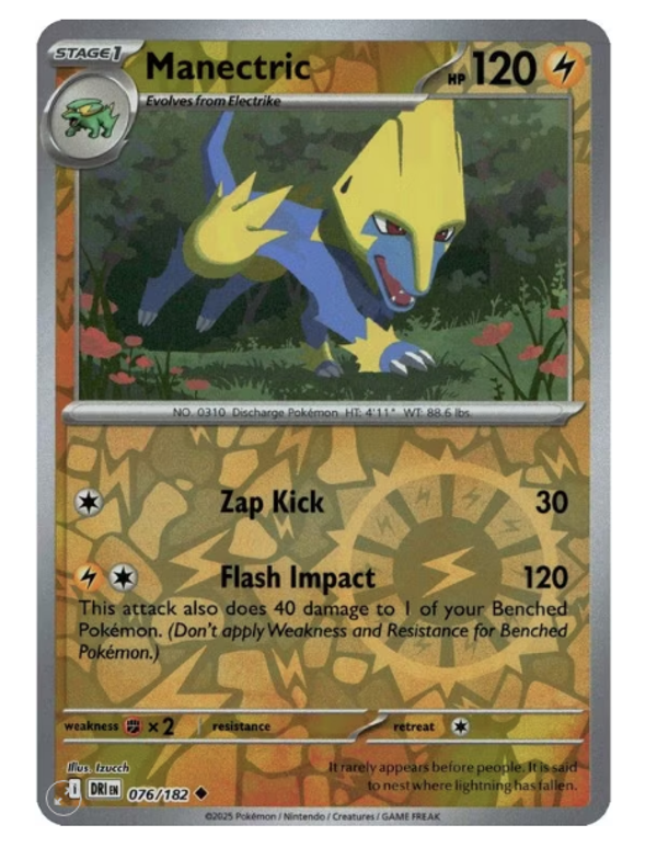 Manectric – 076/182 – Reverse