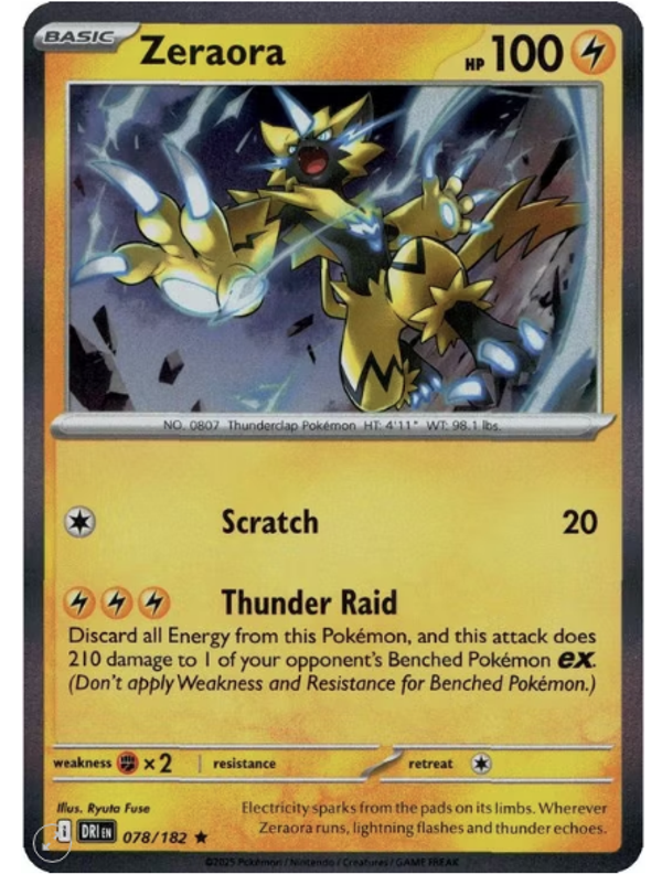 Zeraora – 078/182 (Holo)