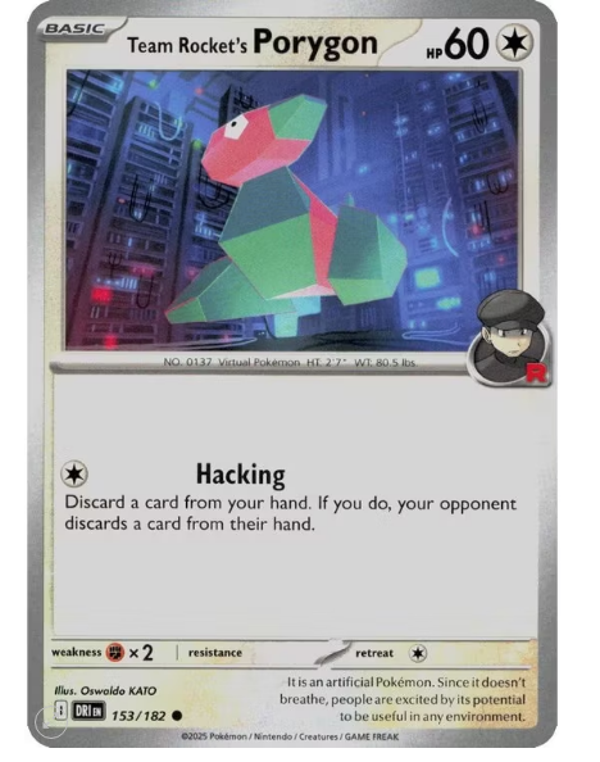 Team Rocket’s Porygon – 153/182