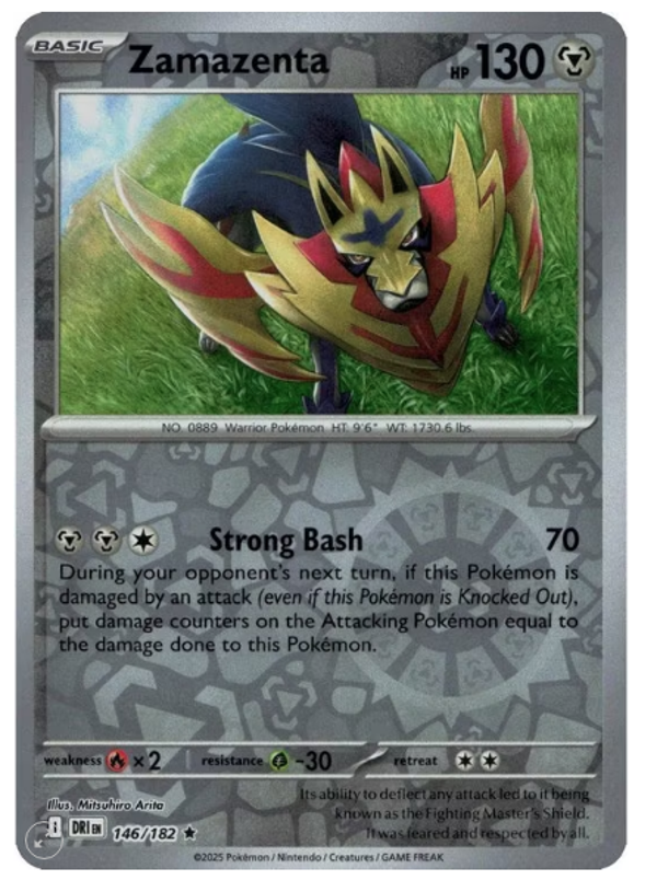 Zamazenta – 146/182 – Reverse holo