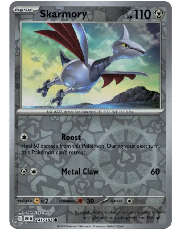 Skarmory – 141/182 – Reverse