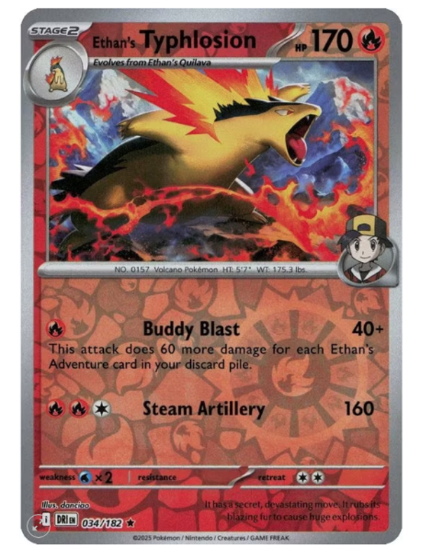 Ethan’s Typhlosion – 034/182 – Reverse