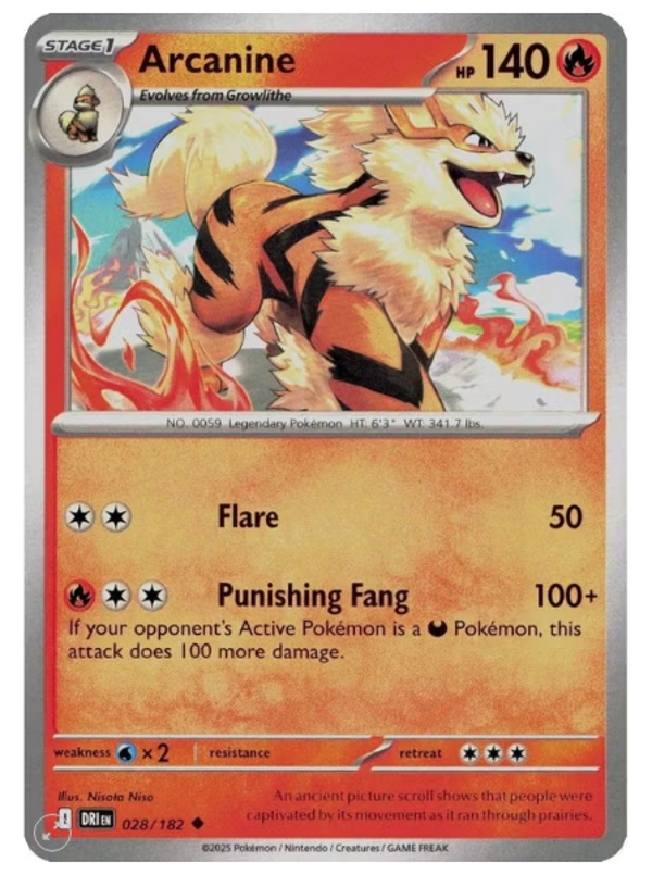 Arcanine – 028/182