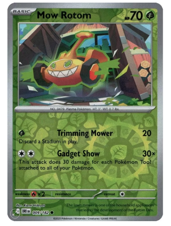 Mow Rotom – 009/182 – Reverse