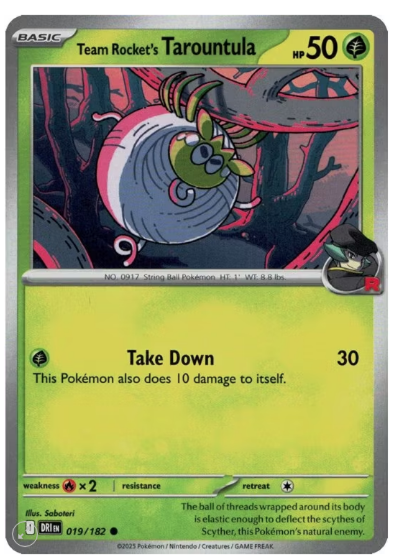 Team Rocket’s Tarountula – 019/182