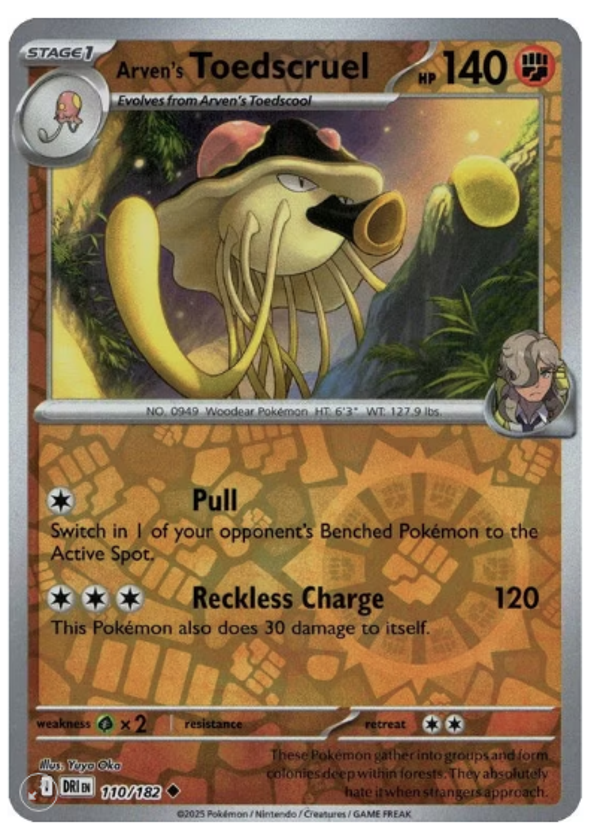 Arven’s Toedscruel – 110/182 – Reverse