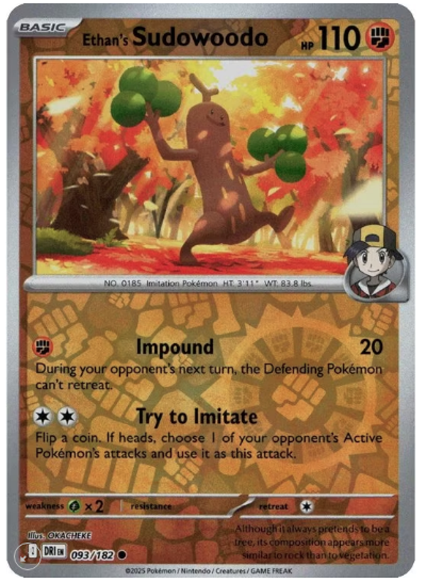 Ethan’s Sudowoodo – 093/182 – Reverse