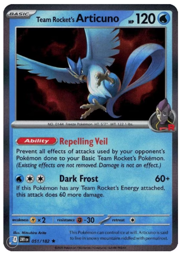 Team Rocket’s Articuno – 051/182 (Holo)