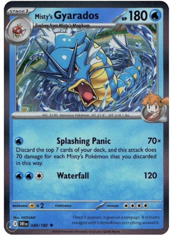 Misty’s Gyarados – 049/182 (Holo)